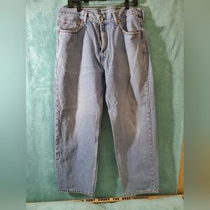 Mens Levi's Size W38 L32 550 Blue Jeans